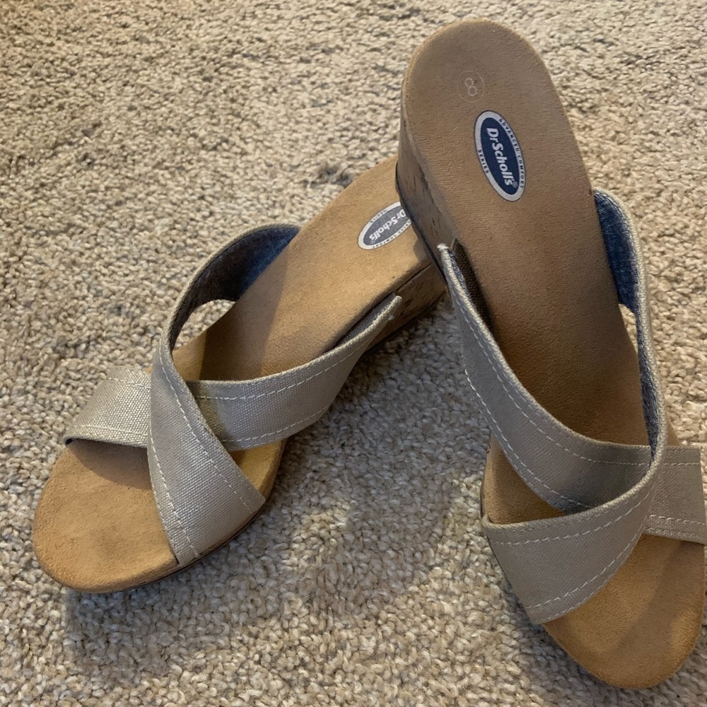 Dr. Scholls Advanced Comfort Series wedge sandals